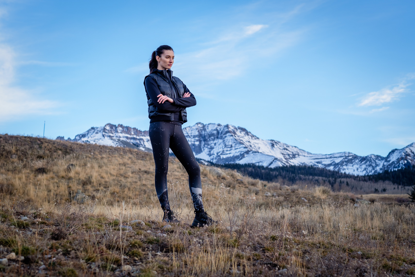 Model in Telluride Colorado